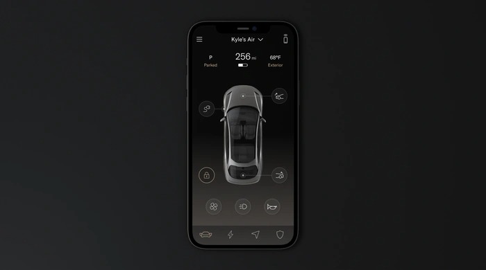 Read more about the article The Lucid app keeps your car at your fingertips.